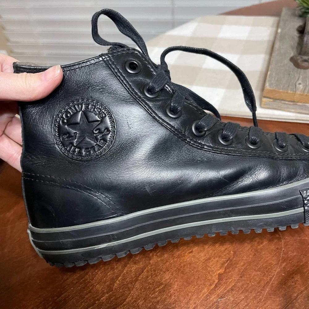Converse CT Mid Leather 3M Thinsulate Black Boot